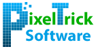 Pixel Trick color logo
